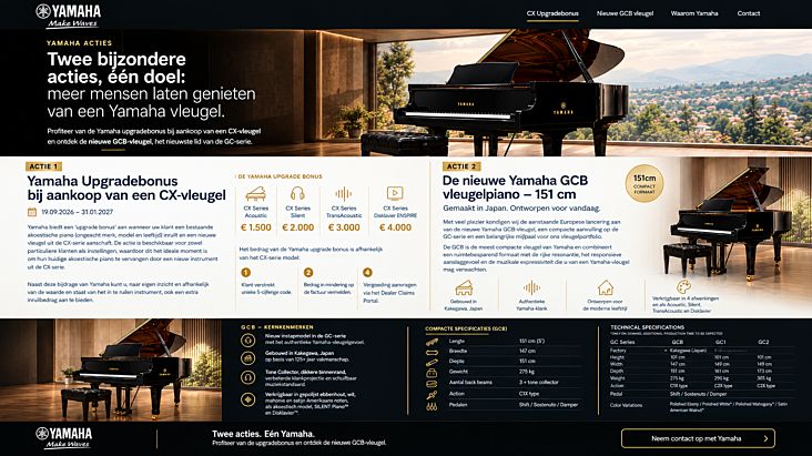 Yamaha Vleugels  Twee Bijzondere Acties